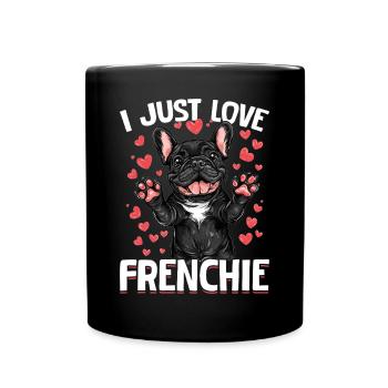 Bouledogue français Frenchie Propriétaire de chien - Mug uni - noir - Devant