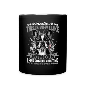 Bouledogue français Frenchie Propriétaire de chien - Mug uni - noir - Devant