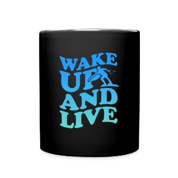 Wakeboard Wakeboarder Wakeboarding Gift - Full Colour Mug - black - Front