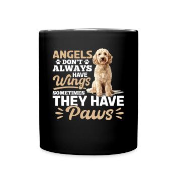 Goldendoodle Dog Owner - Tasse einfarbig - Schwarz - Vorne