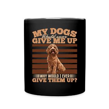 Goldendoodle Dog Owner - Tasse einfarbig - Schwarz - Vorne