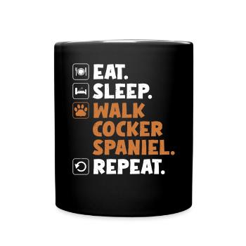 Cadeaux Cocker Spaniel - Mug uni - noir - Devant