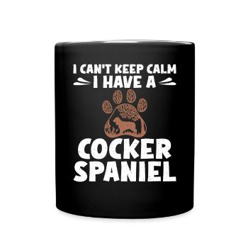 Cadeaux Cocker Spaniel - Mug uni - noir - Devant