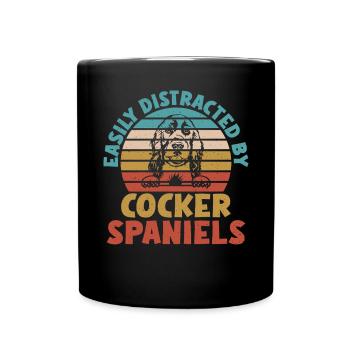 Cocker Spaniel Gifts - Tasse einfarbig - Schwarz - Vorne