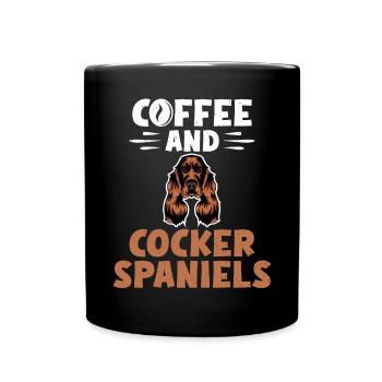 Cocker Spaniel Gifts - Tasse einfarbig - Schwarz - Vorne
