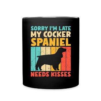 Cocker Spaniel Gifts - Tasse einfarbig - Schwarz - Vorne