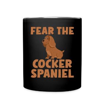 Cocker Spaniel Gifts - Tasse einfarbig - Schwarz - Vorne