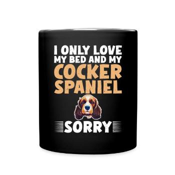 Cocker Spaniel Gifts - Tasse einfarbig - Schwarz - Vorne