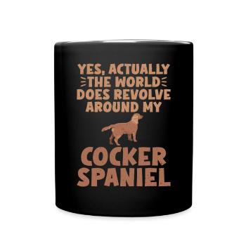 Cadeaux Cocker Spaniel - Mug uni - noir - Devant