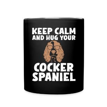 Cocker Spaniel Gifts - Tasse einfarbig - Schwarz - Vorne
