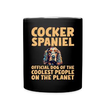 Cadeaux Cocker Spaniel - Mug uni - noir - Devant