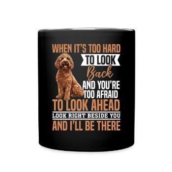 Goldendoodle Dog Owner - Tasse einfarbig - Schwarz - Vorne