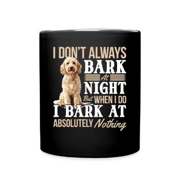 Goldendoodle Dog Owner - Tasse einfarbig - Schwarz - Vorne