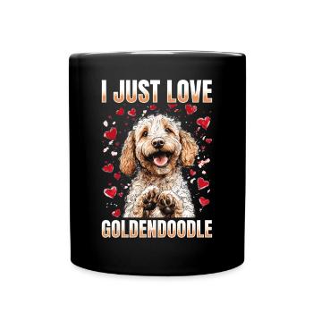 Goldendoodle Dog Owner - Tasse einfarbig - Schwarz - Vorne