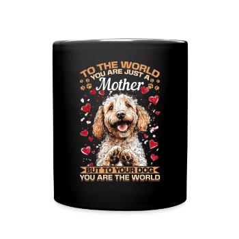 Goldendoodle Dog Owner - Tasse einfarbig - Schwarz - Vorne