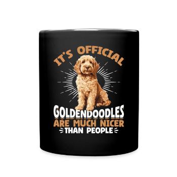 Goldendoodle Dog Owner - Tasse einfarbig - Schwarz - Vorne