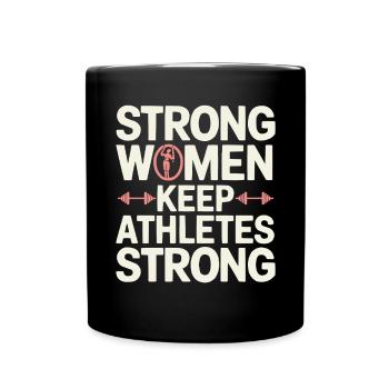 Entraîneur sportif certifié Fille Athlète Entraînement - Mug uni - noir - Devant