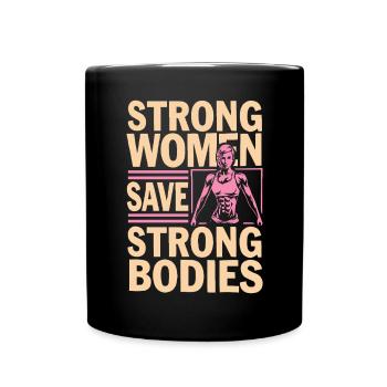Zertifizierte Athletiktrainerin Girl Athlete Workout - Tasse einfarbig - Schwarz - Vorne