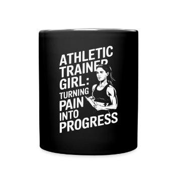 Entraîneur sportif certifié Fille Athlète Entraînement - Mug uni - noir - Devant