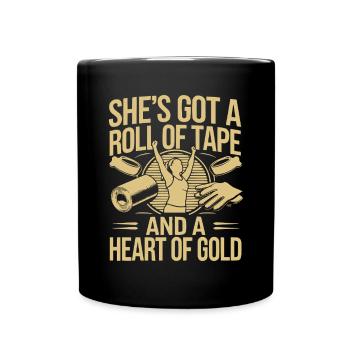 Zertifizierte Athletiktrainerin Girl Athlete Workout - Tasse einfarbig - Schwarz - Vorne
