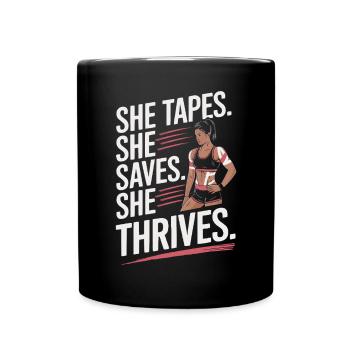 Entraîneur sportif certifié Fille Athlète Entraînement - Mug uni - noir - Devant