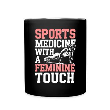 Entraîneur sportif certifié Fille Athlète Entraînement - Mug uni - noir - Devant