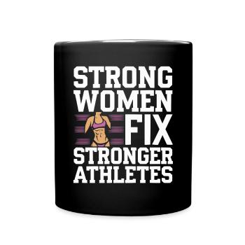 Entraîneur sportif certifié Fille Athlète Entraînement - Mug uni - noir - Devant