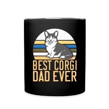 Corgi Gifts for Corgi Lovers - Full Colour Mug - black - Front
