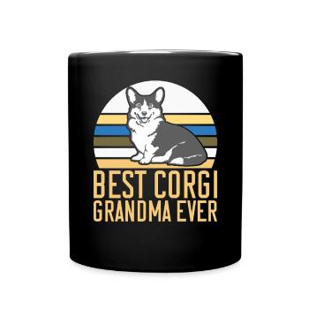 Cadeaux de corgi pour les amateurs de corgi - Mug uni - noir - Devant