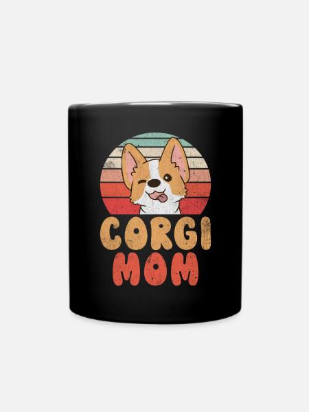 Cadeaux de corgi pour les amateurs de corgi - Mug uni - noir