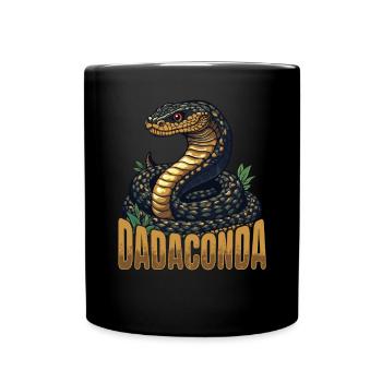 Dadaconda Father's Day Best Dad Anaconda Anaconda - Full Colour Mug - black - Front