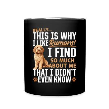 Goldendoodle Dog Owner - Tasse einfarbig - Schwarz - Vorne