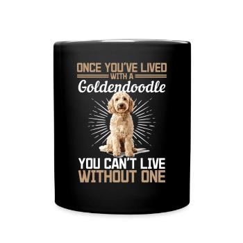 Goldendoodle Dog Owner - Tasse einfarbig - Schwarz - Vorne