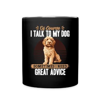 Goldendoodle Dog Owner - Tasse einfarbig - Schwarz - Vorne