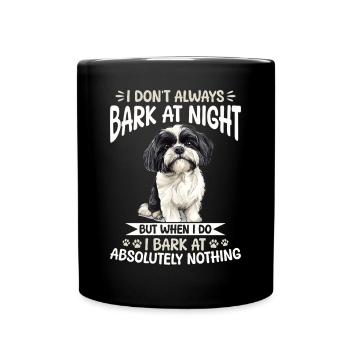 Shih Tzu Dog Owner - Full Colour Mug - black - Front