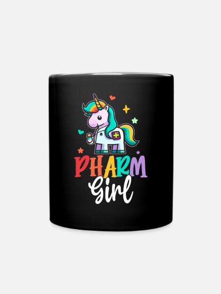 Pharm Girl Pharmacienne Technicienne Pharmacie - Mug uni - noir
