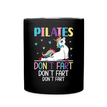 Pilates Don’t Fet Drôle Instructeur de Pilates Yoga - Mug uni - noir - Devant