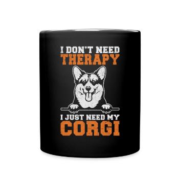 Cadeaux de corgi pour les amateurs de corgi - Mug uni - noir - Devant