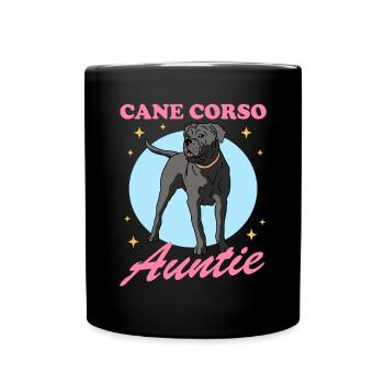 Cane Corso Aunt Cane Corso Italiano Dog Gift - Full Colour Mug - black - Front