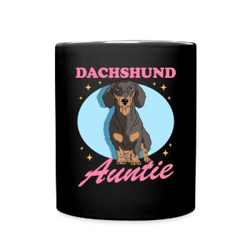 Teckel Tante Teckel Chiens Teckel Cadeau - Mug uni - noir - Devant