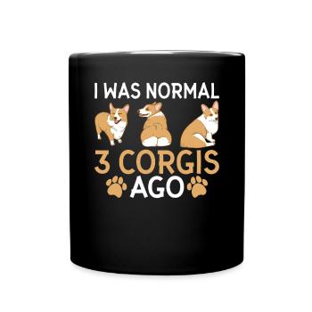 Cadeaux de corgi pour les amateurs de corgi - Mug uni - noir - Devant