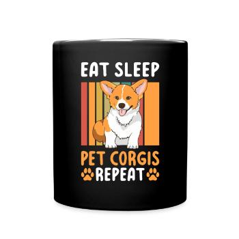Cadeaux de corgi pour les amateurs de corgi - Mug uni - noir - Devant