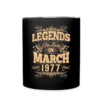 Légende de l’anniversaire de mars 1977 - Mug uni - noir - Devant