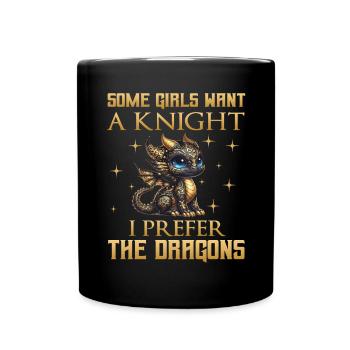 Dragon Creatures Medieval Dragon - Full Colour Mug - black - Front