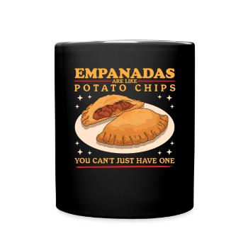 Empanada Empanadas Dumpling Cadeaux - Mug uni - noir - Devant