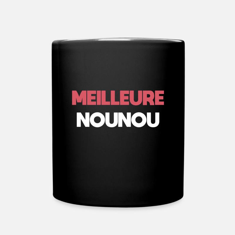Bestes Nanny Nanny Geschenk - Tasse einfarbig - Schwarz