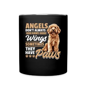 Goldendoodle Dog Owner - Tasse einfarbig - Schwarz - Vorne