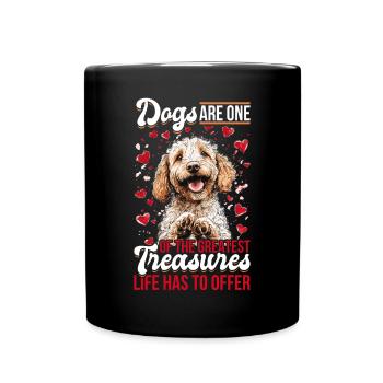 Goldendoodle Dog Owner - Tasse einfarbig - Schwarz - Vorne