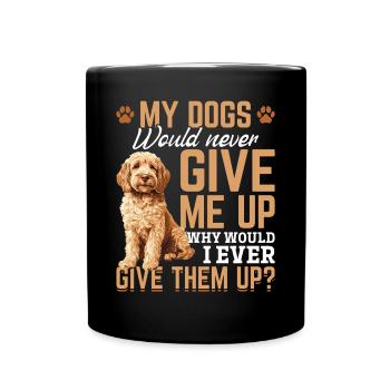 Goldendoodle Dog Owner - Tasse einfarbig - Schwarz - Vorne