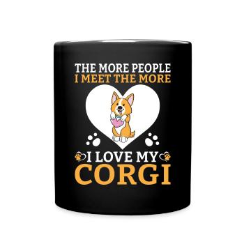 Cadeaux de corgi pour les amateurs de corgi - Mug uni - noir - Devant